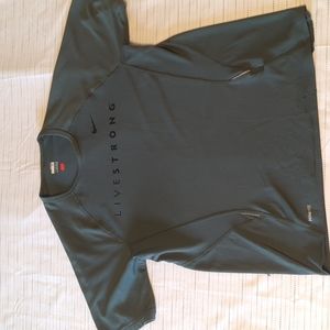 Rare Livestrong Runners Quick Dry Shirt